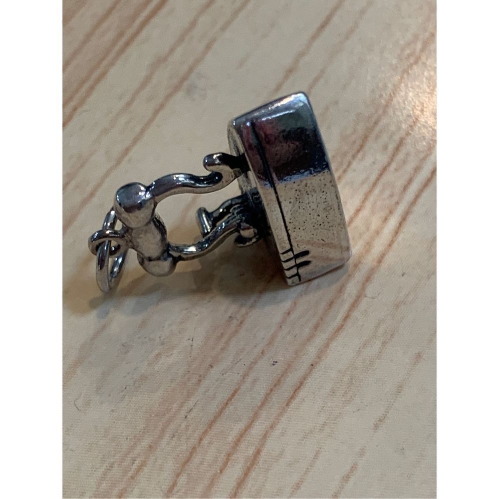 .925 Vintage Iron Sterling Silver Jewelry Charm #clothes #gadgets